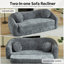 Canapés convertibles à compression, fauteuil inclinable 86 po Chenille