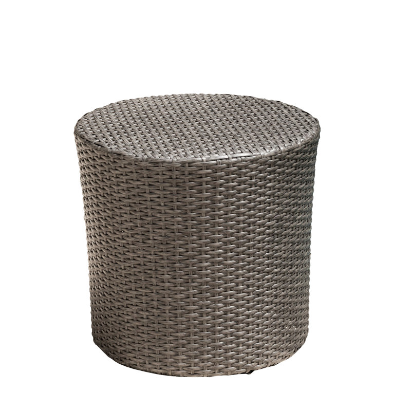 Table d'appoint Elegant Outdoor - Gris, structure stable gris, fer