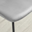 Aston Wing Backed Linen Dining Chairs With Tapered Metal Legs (Set Of 2) - Contemporary Design-40545602