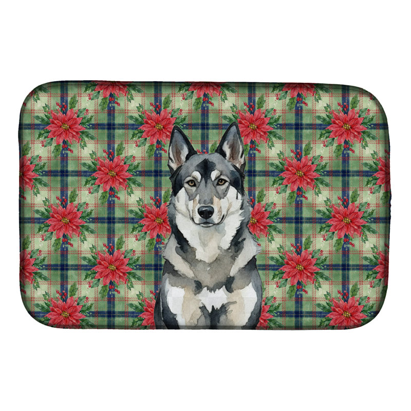 Tapis de vaisselle pour chien Christmas Elkhound