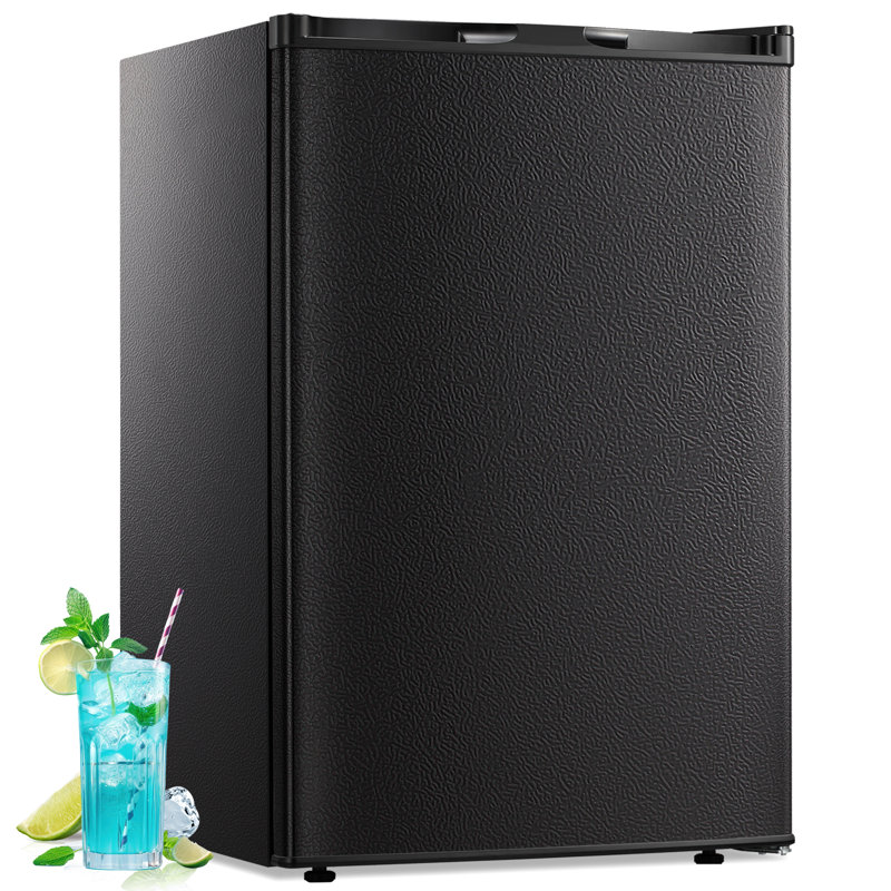 Electactic 3.2 Cu.ft Upright Freezer - 10-Min Fast Freezing, 7 Temp Settings, Energy-Saving Quiet, Black