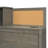 Full Size Gray Wooden Daybed With Storage Function, Shelf, And Device - Charging Outlets For Electronics Daybed, Offering 3 Drawers, Tech-802117100-802117105