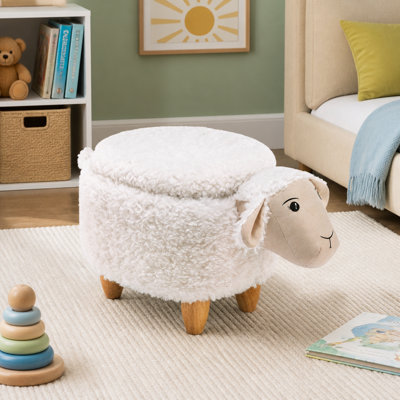 Repose-pieds avec rangement Shiloh the Sheep