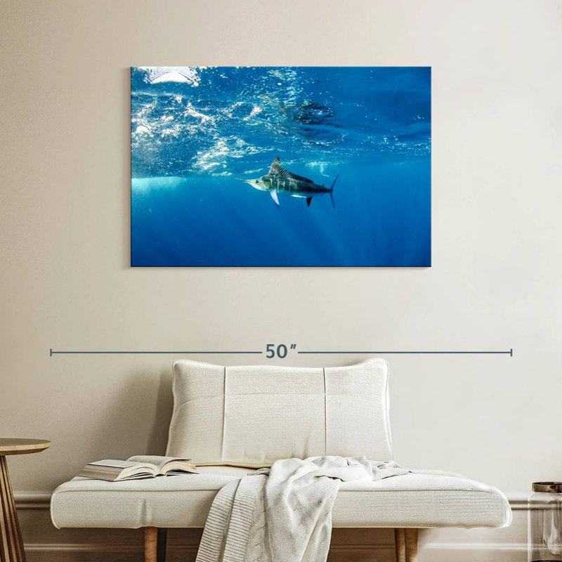 Brampt Underwater Marlin, 26" H x 39" W