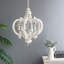 Lustre rustique en bois (ampoules non incluses)-1023884786