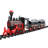 13-Piece Red And Black Battery Operated Lighted And Animated Train Set With Sound