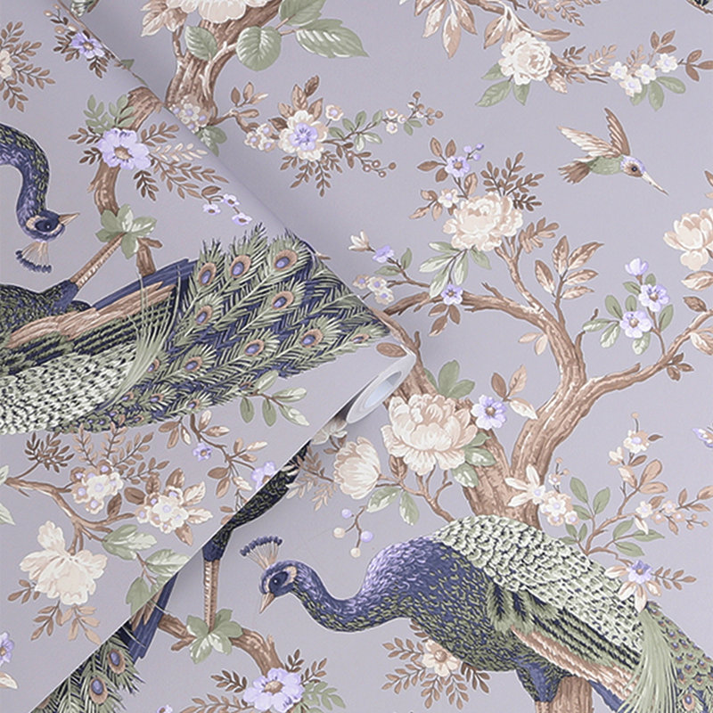 Papier peint Laura Ashley Belvedere Pale Iris