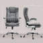 Fauteuil de direction avec accoudoirs rabattables rembourrés, chaise de bureau en microfibre à haut dossier, fauteuil d'ordinateur pivotant à hauteur réglable et fonction d'inclinaison-529395815