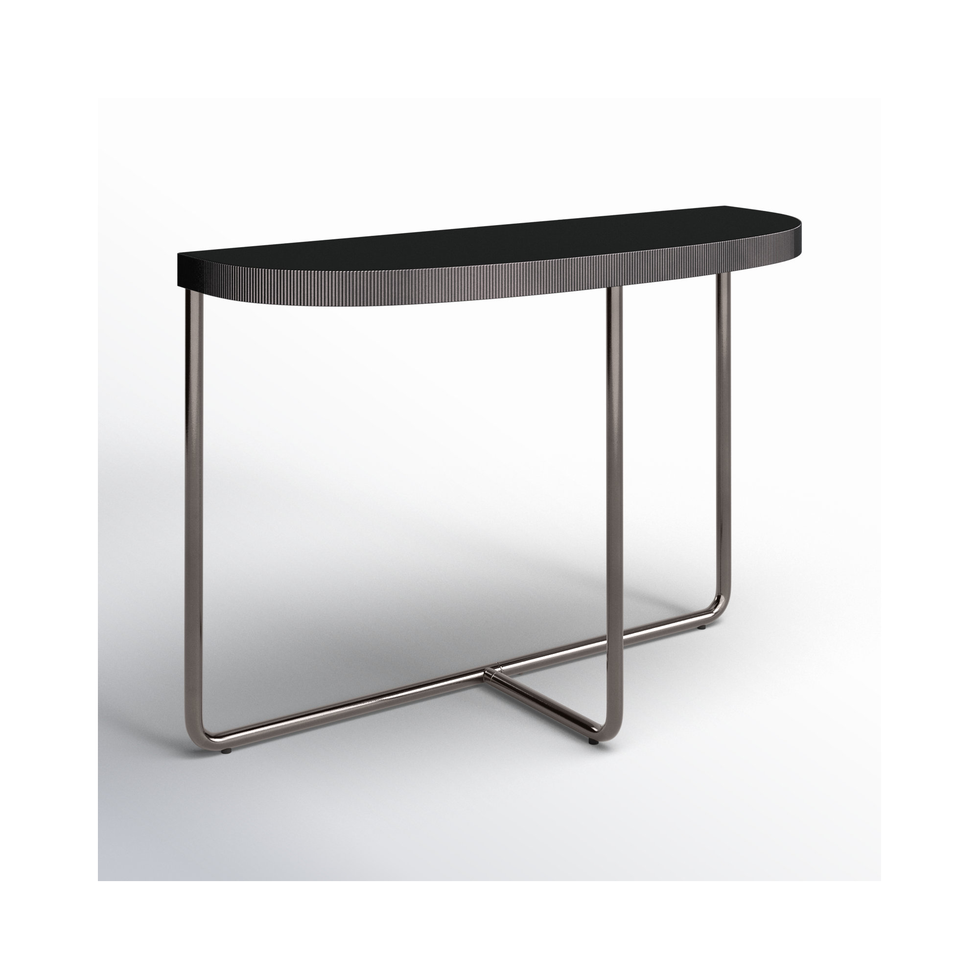 Athea Modern Console Table, Black