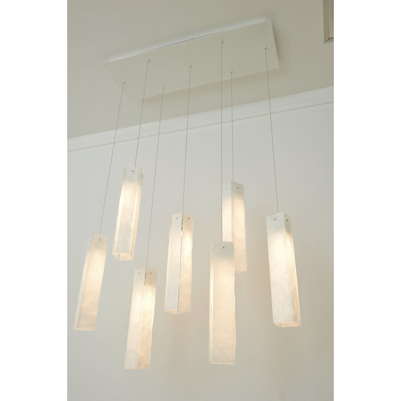 7 - Light Pendant, White, 12