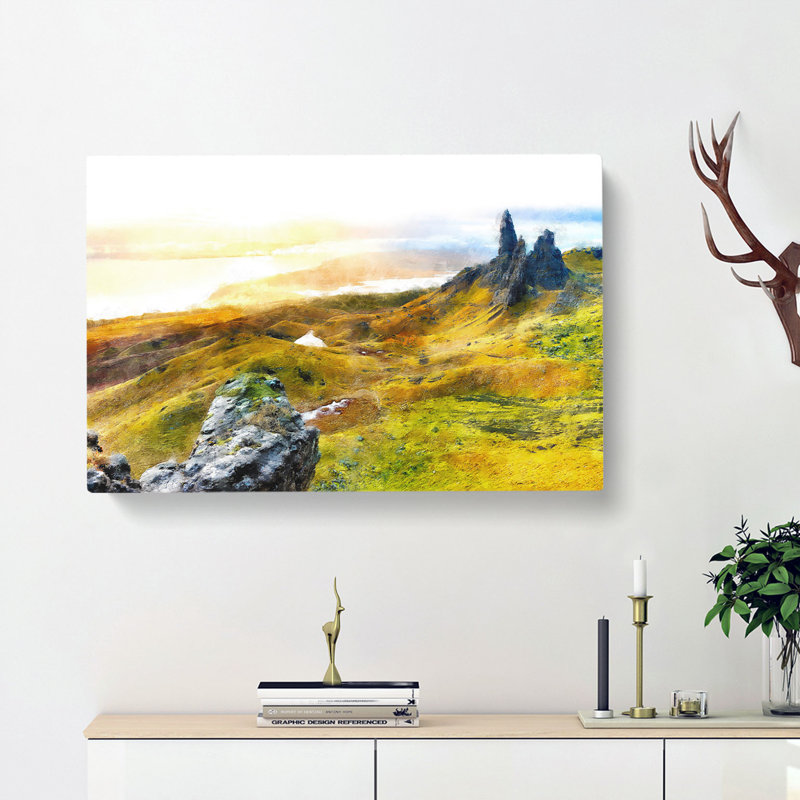 Old Man Of Storr In The Isle Of Skye - Wrapped Canvas, 40cm H x 60cm W x 3cm D
