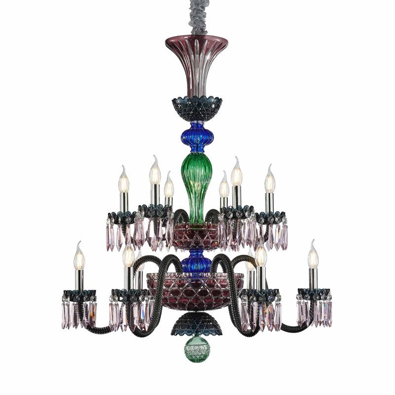 Noir 12-Light Chandelier