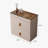 High-quality Modern Nightstand,Glass Top,No assembly required-306737301