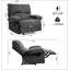 Fauteuil inclinable manuel surdimensionné pour le salon-1647630731