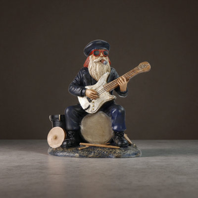 Rock - Star Gnome Design, Breaks Norms. Adds Edgy Soul To Yards/living Rooms—spruces Up Space Instantly.