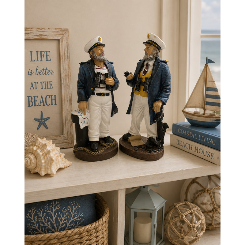 Ensemble de 2 figurines capitaines