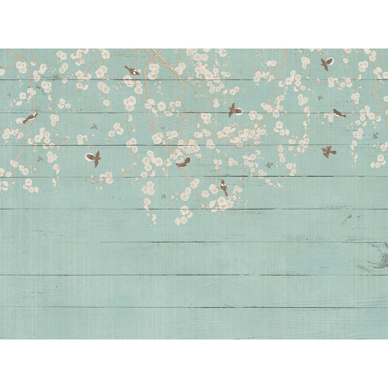 «Spring Song» - art mural sur toile tendue, H 36 po x l 48 po