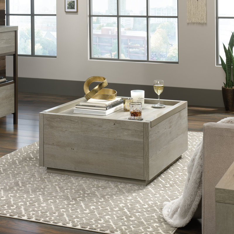 Tylor Single Coffee Table, Dark Walnut