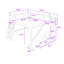 Lit mezzanine en bois avec tablettes de rangement et glissoire-1365219653-1365219643