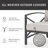 Marple 4 - Person Patio Conversation Set with Cushions-678500229
