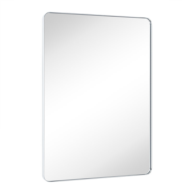 Miroir de salle de bain Kengston, Chrome chrome, 48 po x 36 po