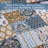 Boho Quilt Set, Blue Patchwork Plaid Bedspread Bedding Sets-112992524