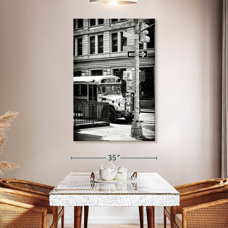 Autobus scolaire Mehar Vintage NYC, H 51 po x l 34 po