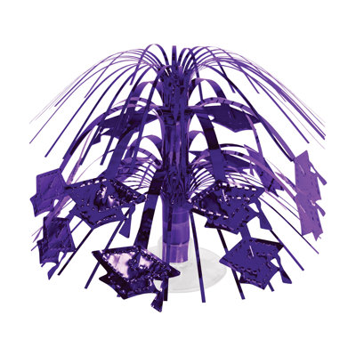 Beistle - Mini centre de table cascade mauve - 12 pièces