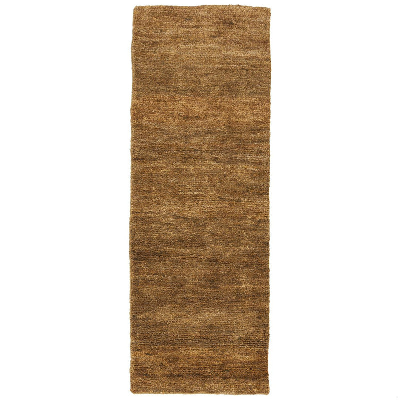 Tammi Authentic Hand-Woven Handmade Casual Rustic Ombre Effect Hand-Dyed Jute Area Rug, Round 7'9", Brown/Tan