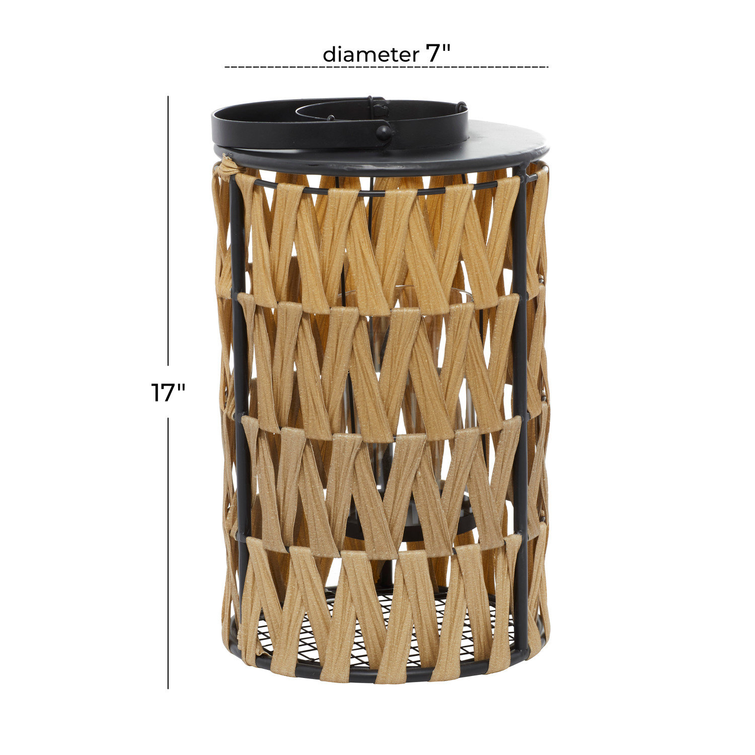 Metal Lantern Candle Holder