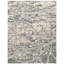 Hand Knotted Abstract Area Rug in Beige/Gray-1991562426