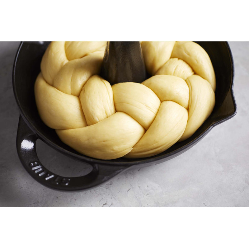 Staub Cast Iron Vertical Chicken Roaster, Black Matte