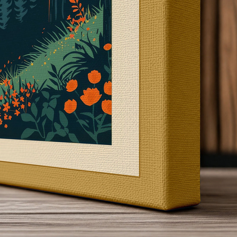 Print, 24x16 - 61.0 x 40.6 cm, Ochre Border