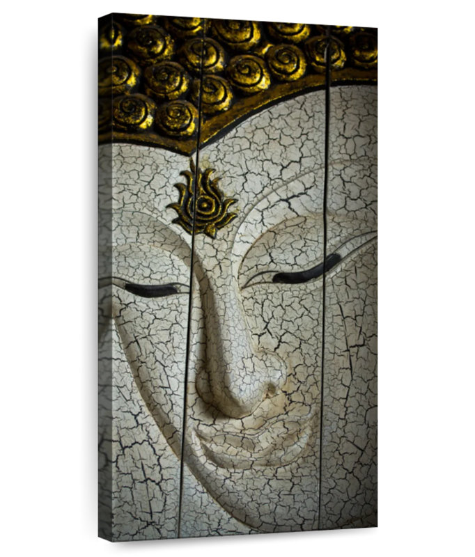 Visage de bouddha intemporel