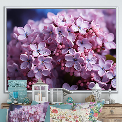 Lilas roses photo harmonie sur toile