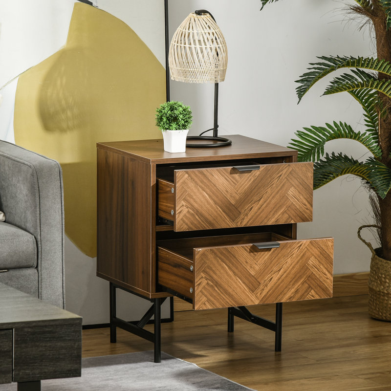Hopkint 48cm W Bedside Table