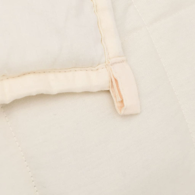 Scouley Weighted Throw Blanket, W235 x L290cm, Cream