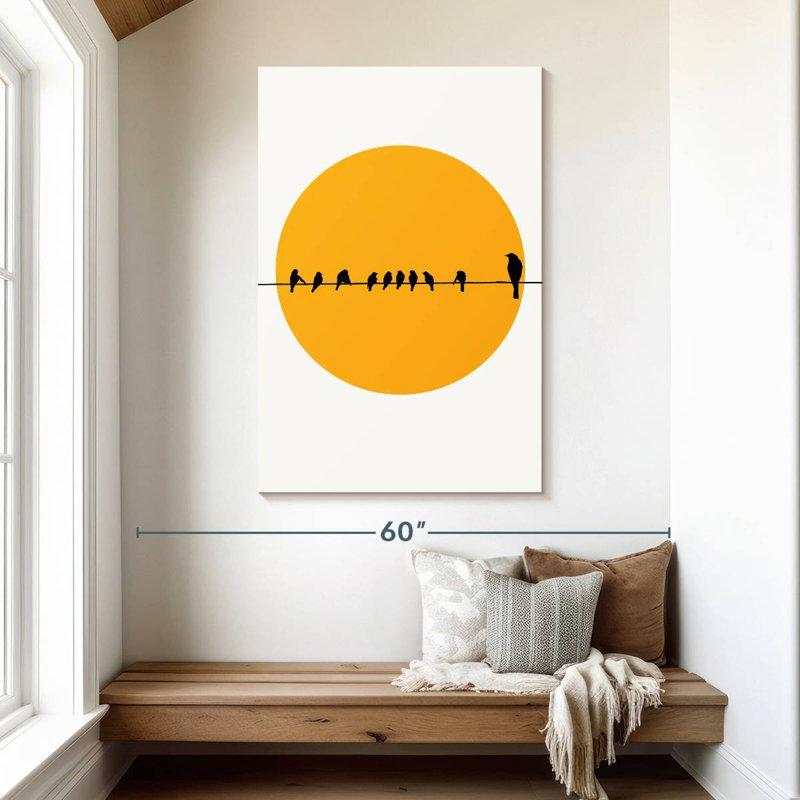 Brampt Sleeping Birds, 48" H x 32" W