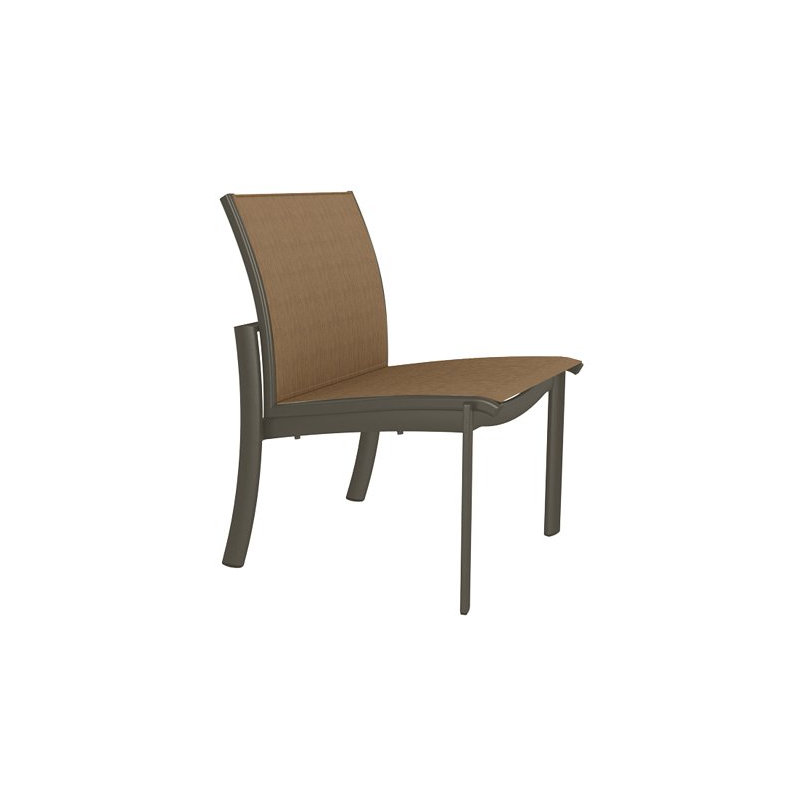 Kor Outdoor Dining Side Chair, Rincon, Mocha