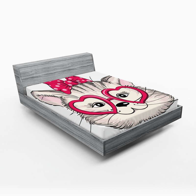 Drap-housse pour chat Ambesonne, Drap-housse de taille très grand