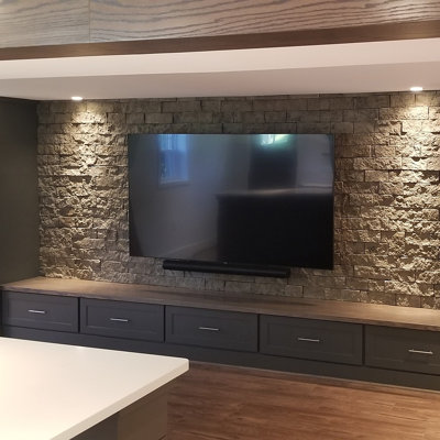 Panneaux muraux en faux pierre National True Flat