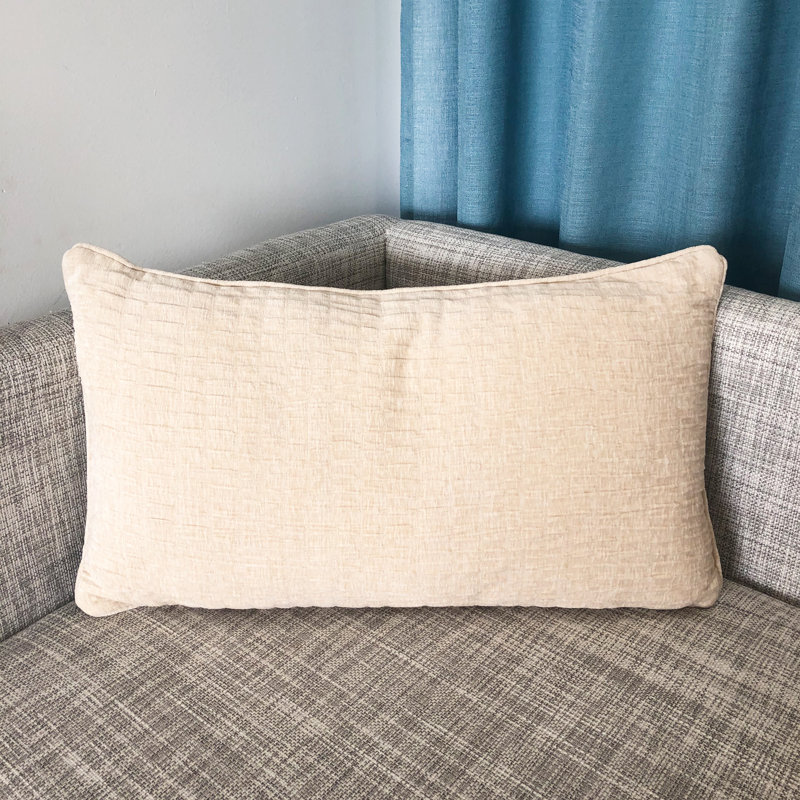 Lumbar Pillow Cover & Insert, Cream