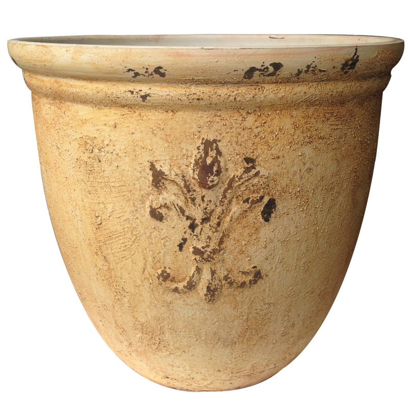 Hepburn Pot Planter, White Rice