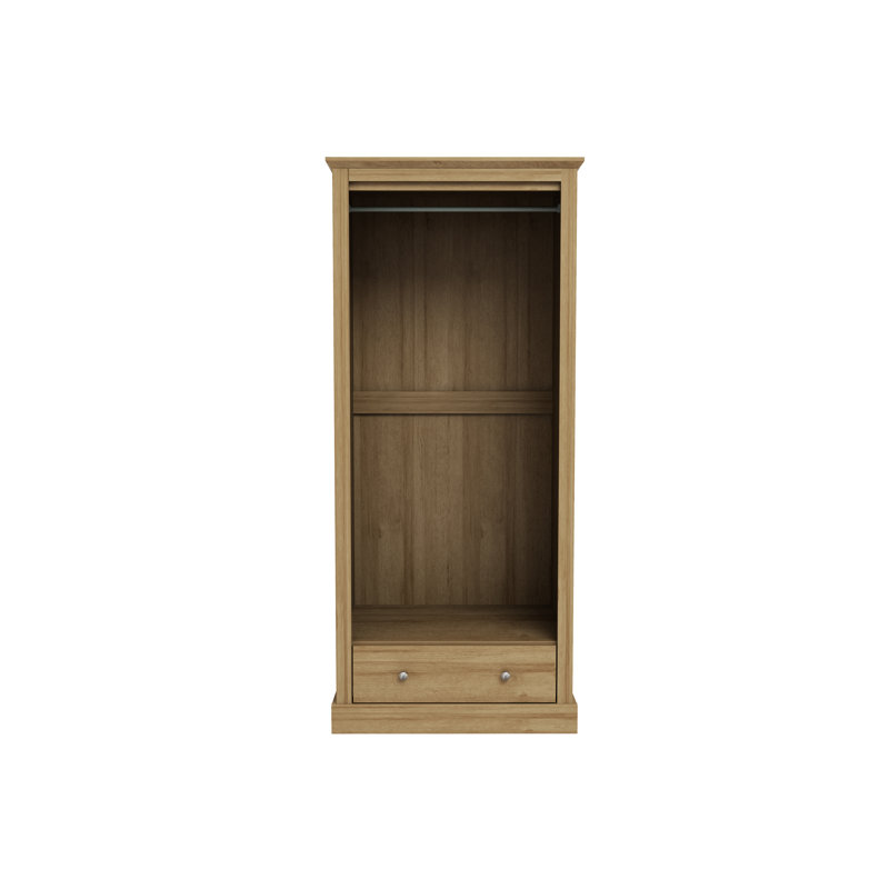 Baltras 2 Door Manufactured Wood Wardrobe, Oak