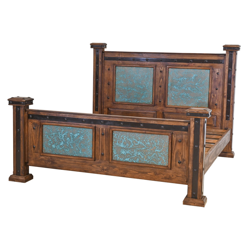 Sierra Copper Panel Queen Bed, Queen