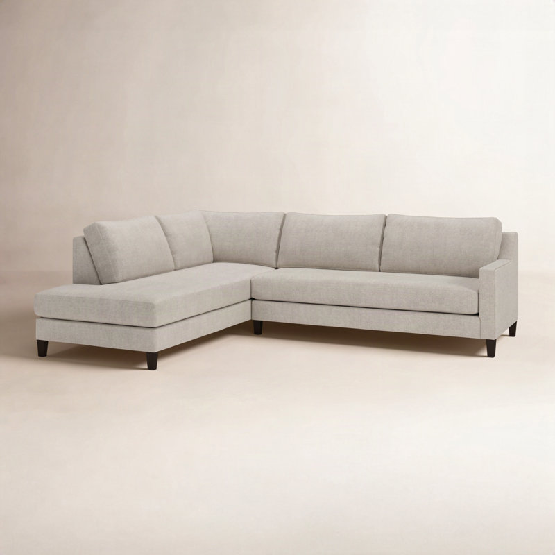 Baker 2-PC Upholstered Sectional, Monique Twine, Left Hand Facing