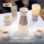 Carafe en verre avec couvercle
