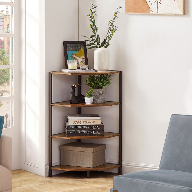 Armoire de coin Kempst, Plateau noir / structure noire