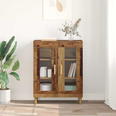  Sideboard Old Wood 69.5 X 34 X 90 Cm Engineered Wood
