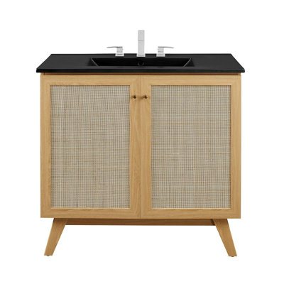 Modway Soma 36'' Free Standing Single Bathroom Vanity with Manufactured Wood Top